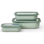 Mepal Set misek Cirqula Rectangular Nordic Sage 500 +1000 +2 l – Zbozi.Blesk.cz