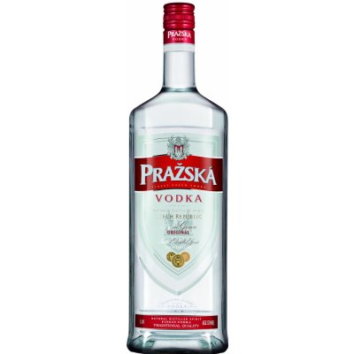 Pražská Vodka 37,5% 1 l (holá láhev) – Zbozi.Blesk.cz