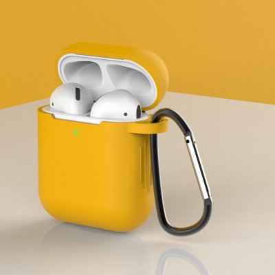 Enem Jednobarevný obal na Airpods 1/2 - s karabinou APP1OAIR038 – Zboží Mobilmania