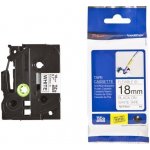 BROTHER TZE-FX241 BÍLÁ/ČERNÁ 18MM – Sleviste.cz