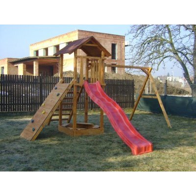 Kopkaš Houpačka se skluzavkou 2,65 m a horolezeckou stěnou HSK008 – Zboží Dáma