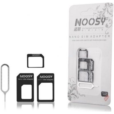 Noosy Adaptér NOOSY Sim Card (MINI / NANO / MICRO) + klíček – Zbozi.Blesk.cz