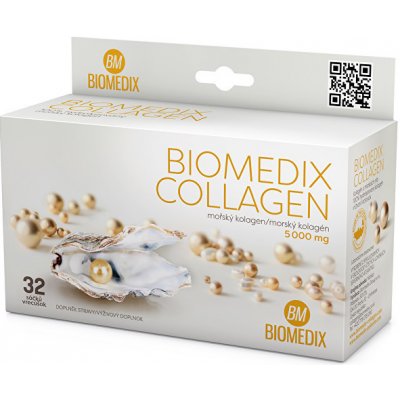 Biomedix Collagen 32 sáčků + C Vitamin 100 mg 60 tablet