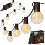 SmartLED LED Stmívatelný venkovní řetěz 25xE12/1W/24/230V 17,5 m IP65 černá + DO 4453 – Zbozi.Blesk.cz
