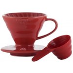 Hario Dripper V60-01 Ceramic Red – Zboží Mobilmania