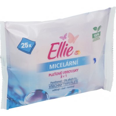 Ellie micelární ubrousky 25 ks – Zboží Dáma