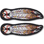 Moto nášivka Two Feathers velká ( pravá + levá ) 21 cm x 6 cm – Zboží Dáma