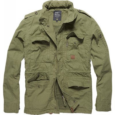Vintage Industries bunda Cranford jacket světle olivová – Hledejceny.cz