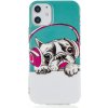 Pouzdro a kryt na mobilní telefon Apple PROTEMIO 24643 ART TPU svítící obal Apple iPhone 12 mini DOG