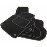 Koberce textilní Velvet Design Renault Clio III / Clio III Collection 2005 - 2014 s fixací - Velvet Černá koženka se žlutou nití | Zboží Auto