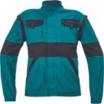 Cerva MAX WINTER montérková bunda 2 v 1 zelená/černá – Zboží Dáma