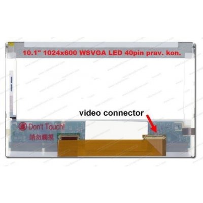 Display HSD101PFW1-A01 LCD 10.1" 1024x600 WSVGA LED 40pin prav. kon. matný povrch – Zboží Živě