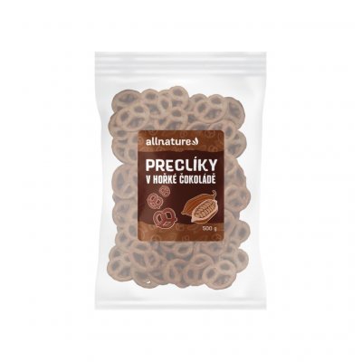 Allnature Preclíky v hořké čokoládě 500 g – Zboží Dáma