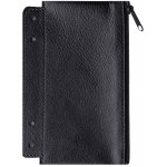ADK Obal do diářů A6 kožený na zip černý – Zboží Dáma