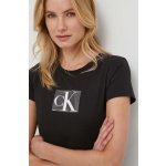 Calvin Klein Jeans Bavlněné tričko J20J222961 černá – Sleviste.cz