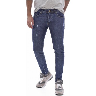 Pánské džíny slim skinny Goldenim paris 201 modré – Zboží Mobilmania