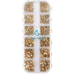 GloryStyles Sada kamínků na nehty 06 champagne gold – Zboží Mobilmania
