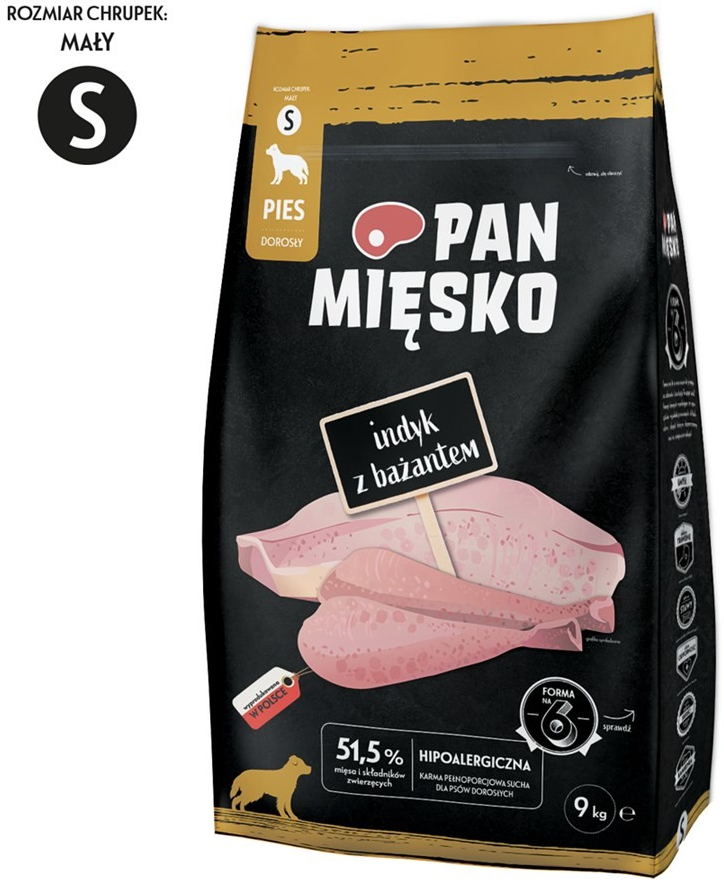 PAN MIĘSKO Krocan s bažantem S 9 kg
