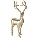 Boltze Figurka jelena Thielo hliník, zlatá, 25 cm – Hledejceny.cz