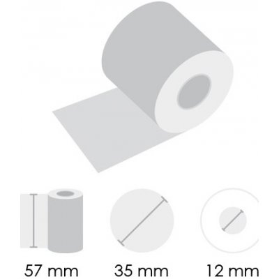 PAPIERNIK Kotoučky TERMO 57/35/12 mm (1ks) – Zboží Živě