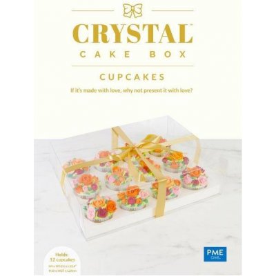 Průhledná krabice na cupcakes 12ks, 10 x 27 x 34 cm - PME – Zboží Dáma