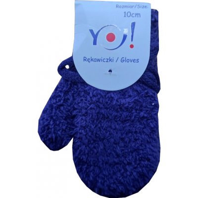 Yoclub Kojenecké pletené palcové rukavice Yo R 90 tmavě modrá – Sleviste.cz