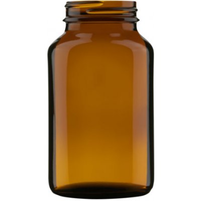 Zavarovacisklo Lékovka 200 ml širokohrdlá hnědá 36 ks – Zboží Dáma