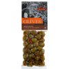 Konzervovaná a nakládaná zelenina ILIDA Olivy zelené s chilli papričkami a oregánem 150 g