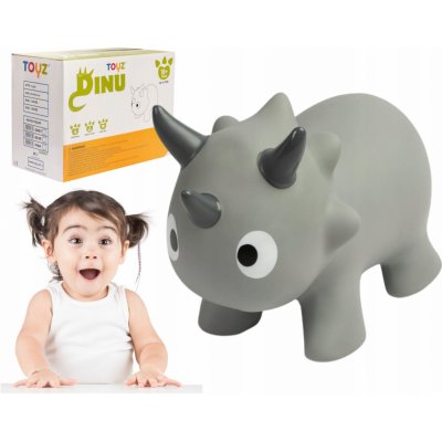 Toyz Skákací Dino s pumpičkou grey – Zboží Mobilmania