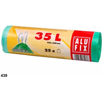 Alufix zatahovací 35 l 14µm 25ks zelené