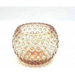 Váza 12cm - Hobnail - Ananas - meruňková – Hledejceny.cz