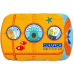 CURAPROX Kids travel set modrý 1x zubní kartáček, 2x mezizubní kartáček CPS, 1x zubní pasta máta 6+ 10 ml, 1x nálepka – Zbozi.Blesk.cz