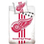 TipTrade povlečení NHL Detroit Red Wings bílé bavlna perkál 140x200 70x90 – Zbozi.Blesk.cz