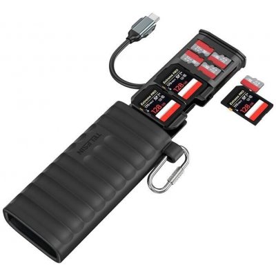 STABLECAM TELESIN 2in1 Card Reader & Storage Case 1SD1130 – Zboží Živě