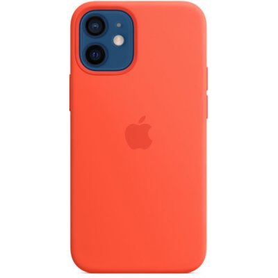 Apple iPhone 12 mini Silicone Case with MagSafe Electric Orange MKTN3ZM/A