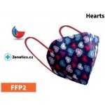 Balerina nanorespirátor FFP2 PFHM731 Hearts – Zboží Dáma
