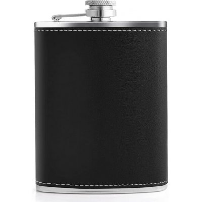 Placatka nerez ekokůže černá 240 ml – Zboží Dáma