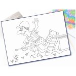 Radost v písku Šablona na pískování hasič * kladina A2 420 x 594 mm – Zbozi.Blesk.cz