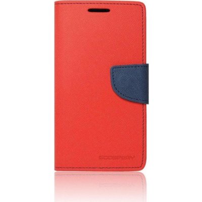 Pouzdro Goospery Mercury Fancy Diary Sony E2303 Xperia M4 Aqua červené
