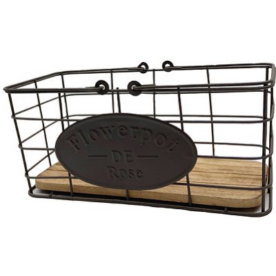 Prodex Košík kovový, obdélník 27 x 13 cm Prodex AT133 – Zboží Dáma