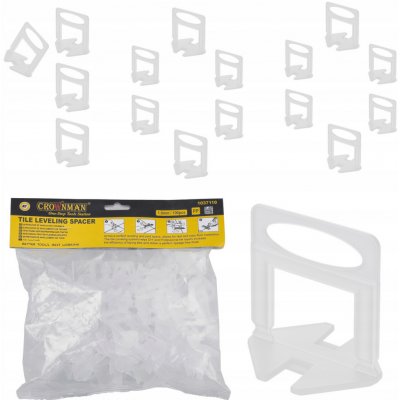 CROWNMAN Distanční podložka na dlaždice 1,0 mm - 100 ks – Sleviste.cz