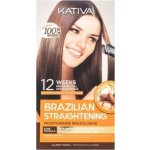 Kativa Brazilian Straightening Kit Sada s keratinem pro narovnání vlasů 225 ml – Zbozi.Blesk.cz