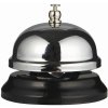 IB LAURSEN Recepční zvonek Chrome Plated 6 cm, černá barva, stříbrná barva, kov