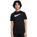 Nike Boys Multi Dri-FIT Short-Sleeve Top black/white – Zboží Dáma