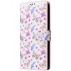 Pouzdro a kryt na mobilní telefon Samsung PROTEMIO 70558 FLOWERY Peňaženkové puzdro pre Samsung Galaxy A15 / A15 5G PANSY