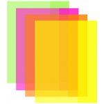 Luma NEON obaly na sešity A5 barevný mix 10 ks – Sleviste.cz