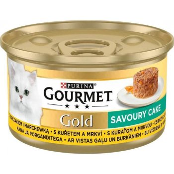 Gourmet Gold Savoury Cake kuře 12 x 85 g