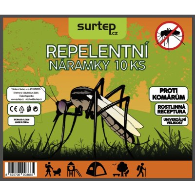 Surtep Animals Repelentní náramek proti komárům 10 ks – Zboží Mobilmania
