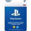 Herní kupon PlayStation Store dárková karta 5 € SK