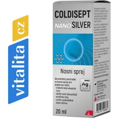 Coldisept nanoSilver nosní sprej 20 ml – Hledejceny.cz